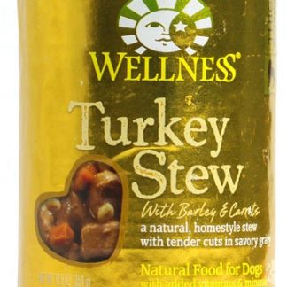 Wellness Canned Dog Food Turkey Stew with Barley and Carrots -- 12.5 oz