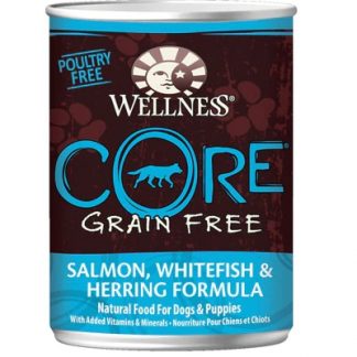 Wellness Core® Canned Dog Food Grain Free Salmon Whitefish & Herring Formula -- 12.5 oz