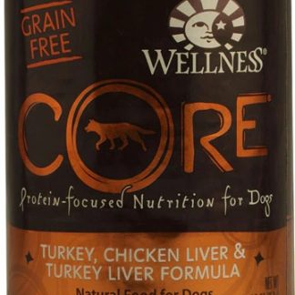Wellness Core® Canned Dog Food Grain Free Turkey Chicken Liver & Turkey Liver -- 12.5 oz