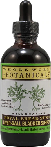 Whole World Botanicals Royal Break Stone Liver Gall Bladder Support -- 4 fl oz