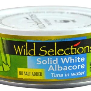 Wild Selections Solid White Albacore Tuna In Water No Salt Added -- 5 oz