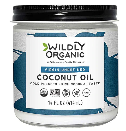 Wildly Organic Virgin Unrefined Coconut Oil -- 14 fl oz