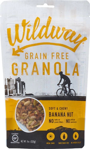 Wildway Grain Free Granola Gluten Free Banana Nut -- 8 oz