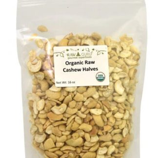 Windy City Organics Raw Guru Organic Raw Cashew Halves -- 16 oz