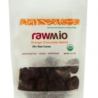 Windy City Organics Rawmio Chocolate Hearts Orange -- 2 oz
