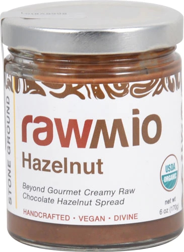 Windy City Organics Rawmio Hazelnut Spread Chocolate -- 6 oz