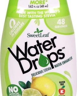 Wisdom Natural Sweetleaf Water Drops Lemon Lime -- 1.62 fl oz