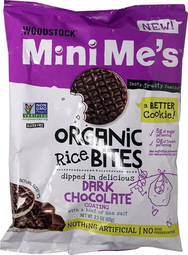 Woodstock Mini Me's™ Organic Rice Bites Dark Chocolate -- 2.1 oz
