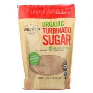 Woodstock Organic Turbinado Sugar -- 16 oz