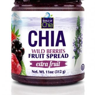 World of Chia Extra Fruit Chia Fruit Butter Wild Berries -- 11 oz