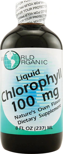 World Organic Liquid Chlorophyll -- 100 mg - 8 fl oz