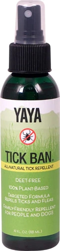 YAYA Organics Tick Ban® All-Natural Tick Repellent -- 4 fl oz