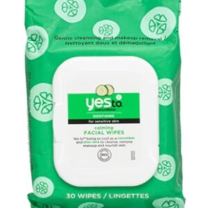 Yes To Inc Yes to Cucumbers Calming Facial Wipes -- 30 Wipes