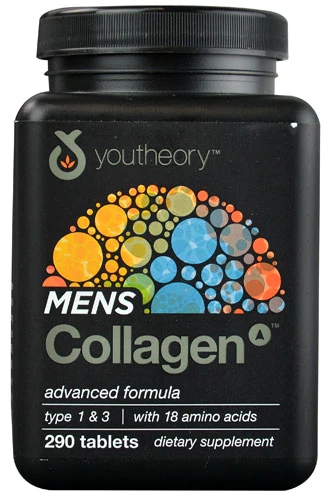 Youtheory Men's Collagen Advanced Formula -- 290 Tablets