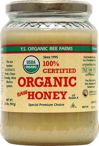 YS Eco Bee Farms 100% Organic Raw Honey -- 2 lbs