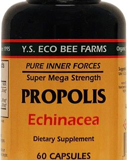 YS Eco Bee Farms Propolis with Echinacea -- 60 Capsules