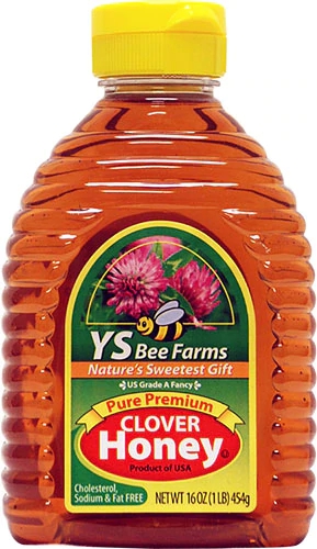 YS Eco Bee Farms Pure Premium Clover Honey -- 16 fl oz