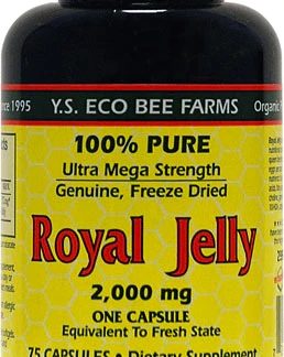 YS Eco Bee Farms Royal Jelly -- 2000 mg - 75 Capsules