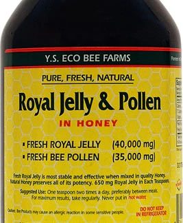 YS Eco Bee Farms Royal Jelly Plus Bee Pollen -- 650 mg - 24 oz