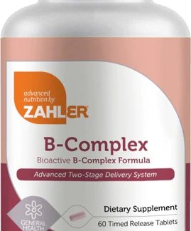 Zahler B-Complex Bioactive B-Complex Formula -- 120 Time Release Tablets