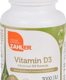 Zahler Vitamin D3 -- 3000 IU - 250 Softgels
