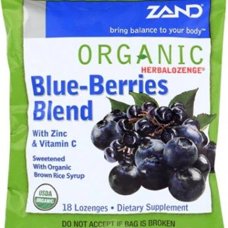 Zand Organic HerbaLozenge® Blue-Berries Blend -- 18 Lozenges