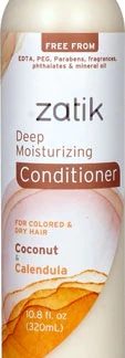 Zatik Deep Moisturiring Conditioner Coconut & Calendula -- 10.8 fl oz