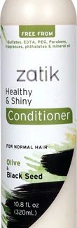 Zatik Healthy & Shiny Conditioner Olive & Black Seed -- 10.8 fl oz