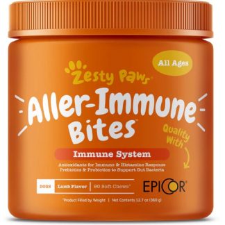 Zesty Paw Allergy & Immune Bites Lamb -- 90 Soft Chews