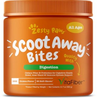 Zesty Paw Scoot Away Bites For Dogs Chicken -- 90 Bites