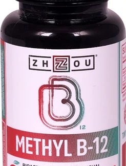 Zhou Methyl B-12 Natural Cherry -- 60 Micro Lozenges