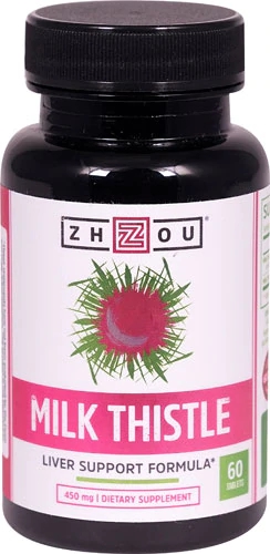 Zhou Milk Thistle -- 450 mg - 60 Tablets