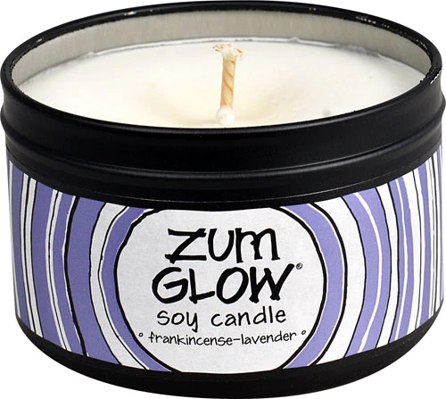Zum Glow® Soy Candle Frankincense-Lavender -- 7 oz Tin