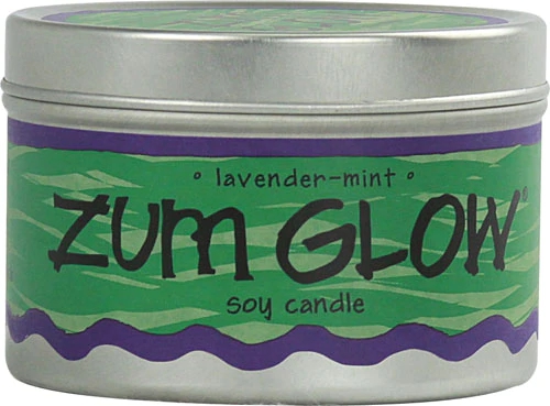 Zum Glow® Soy Candle Lavender-Mint -- 7 oz Tin