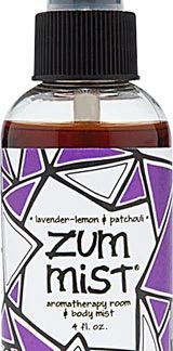 Zum Mist Aromatherapy Room and Body Mist Lavender Lemon Patchouli -- 4 fl oz