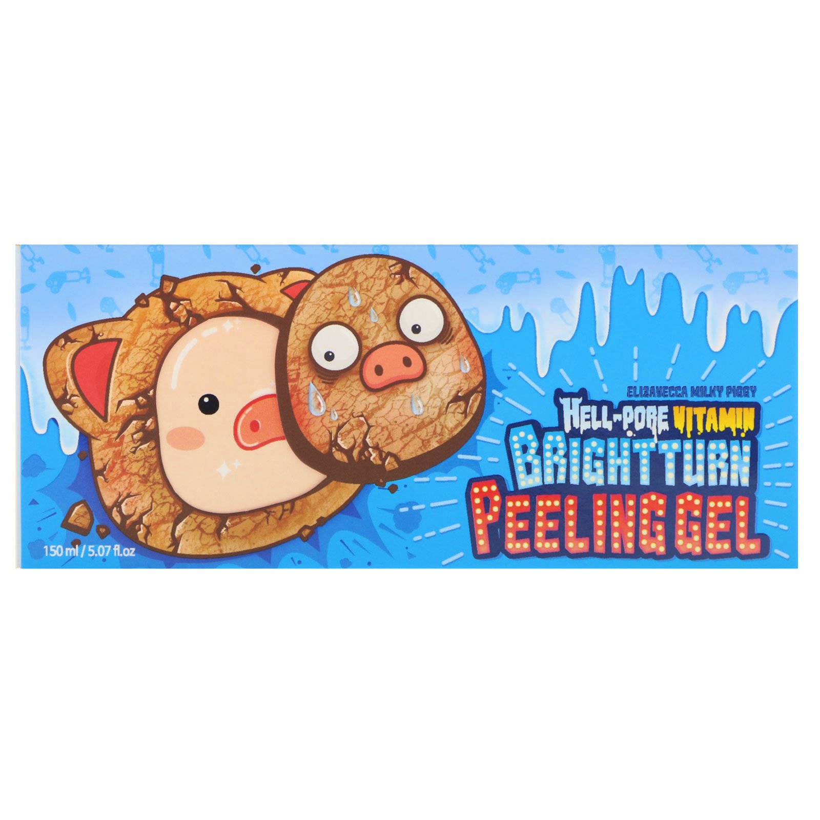 Elizavecca, Gel de Peeling Brightturn com Vitaminas para Poros Infernais, 5,07 fl oz (150 ml) - Imagem 2