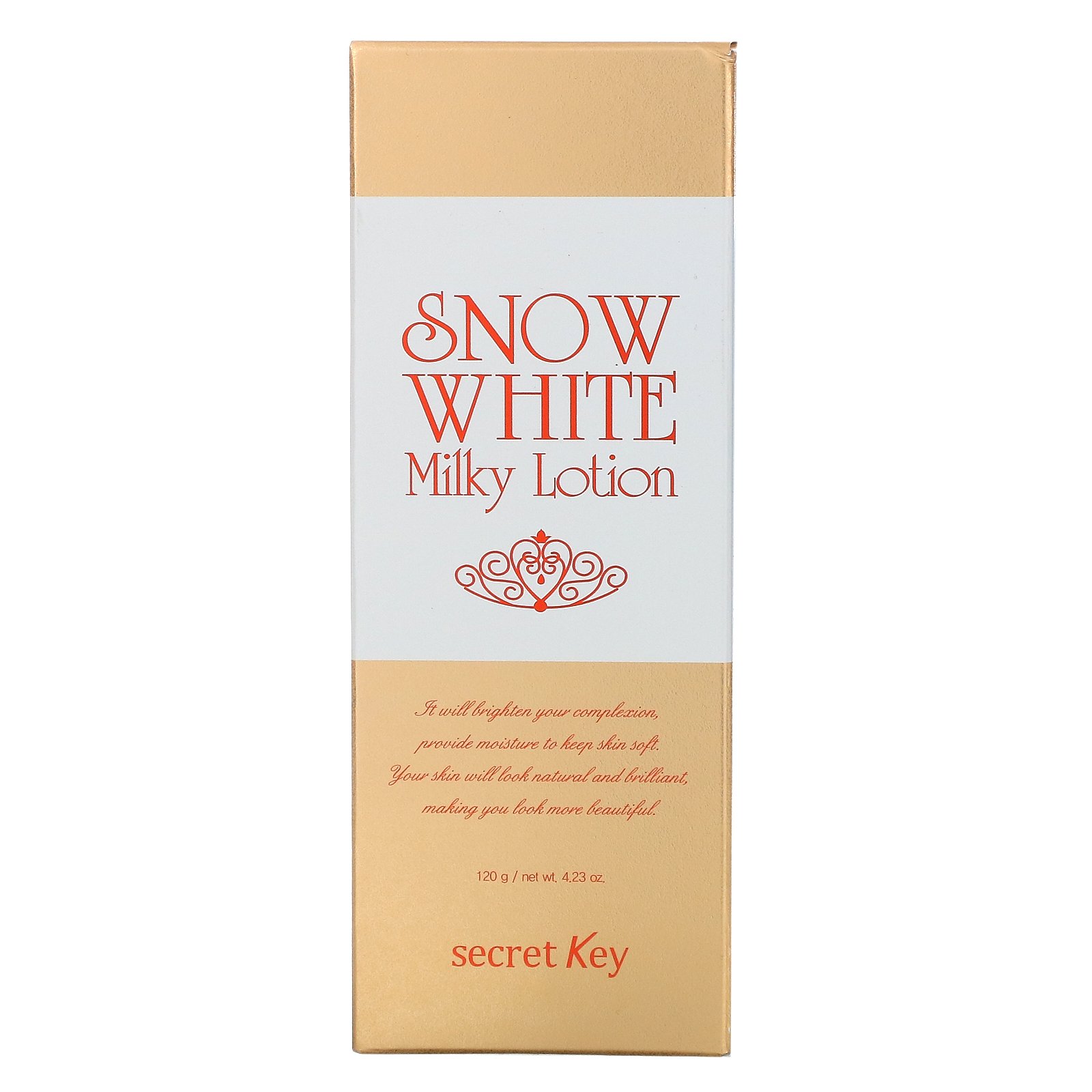 Secret Key, Snow White Milky Lotion, 4.23 oz (120 g) - Imagem 2