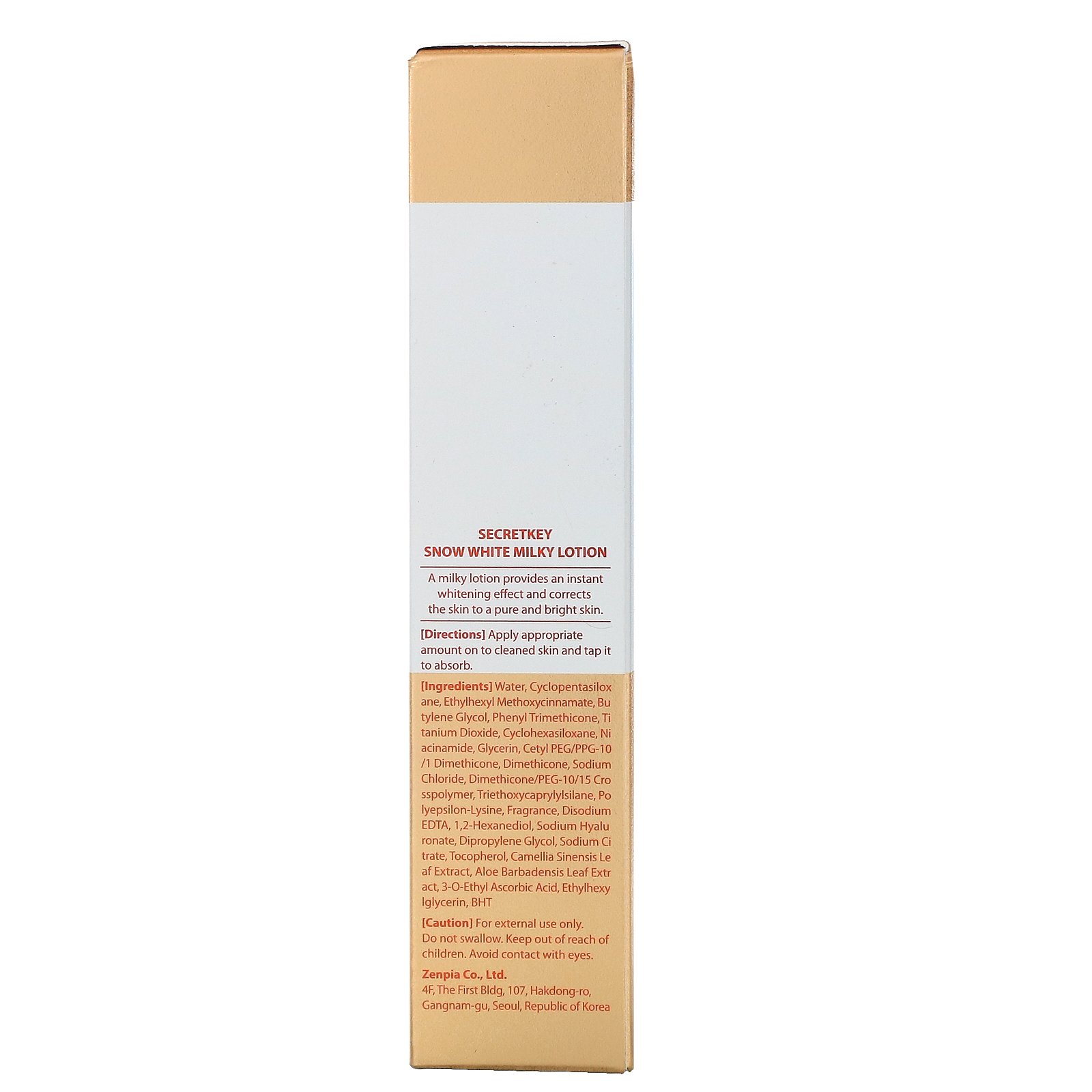 Secret Key, Snow White Milky Lotion, 4.23 oz (120 g) - Imagem 3