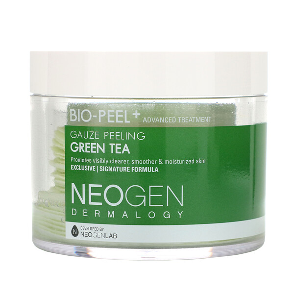 Neogen, Bio-Peel, Gaze de Peeling, Chá Verde, 30 Unidades, 200 ml