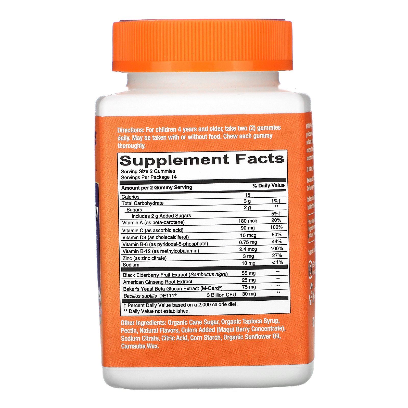 SmartyPants, Healthy Kids Immunity, 4+ Years, Elderberry, 28 Gummies - Imagem 2