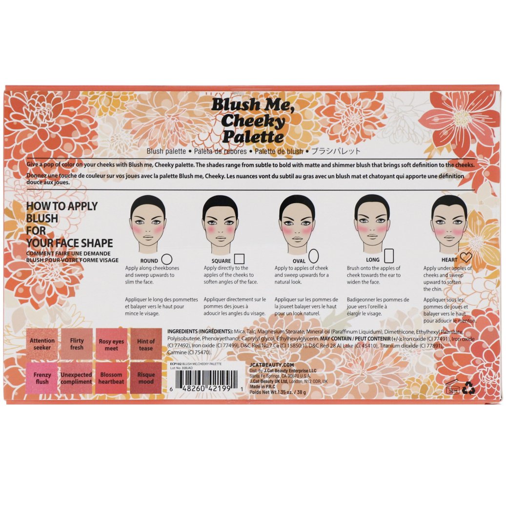 J.Cat Beauty, Blush Me, Paleta para as bochechas, 38 g - Imagem 3