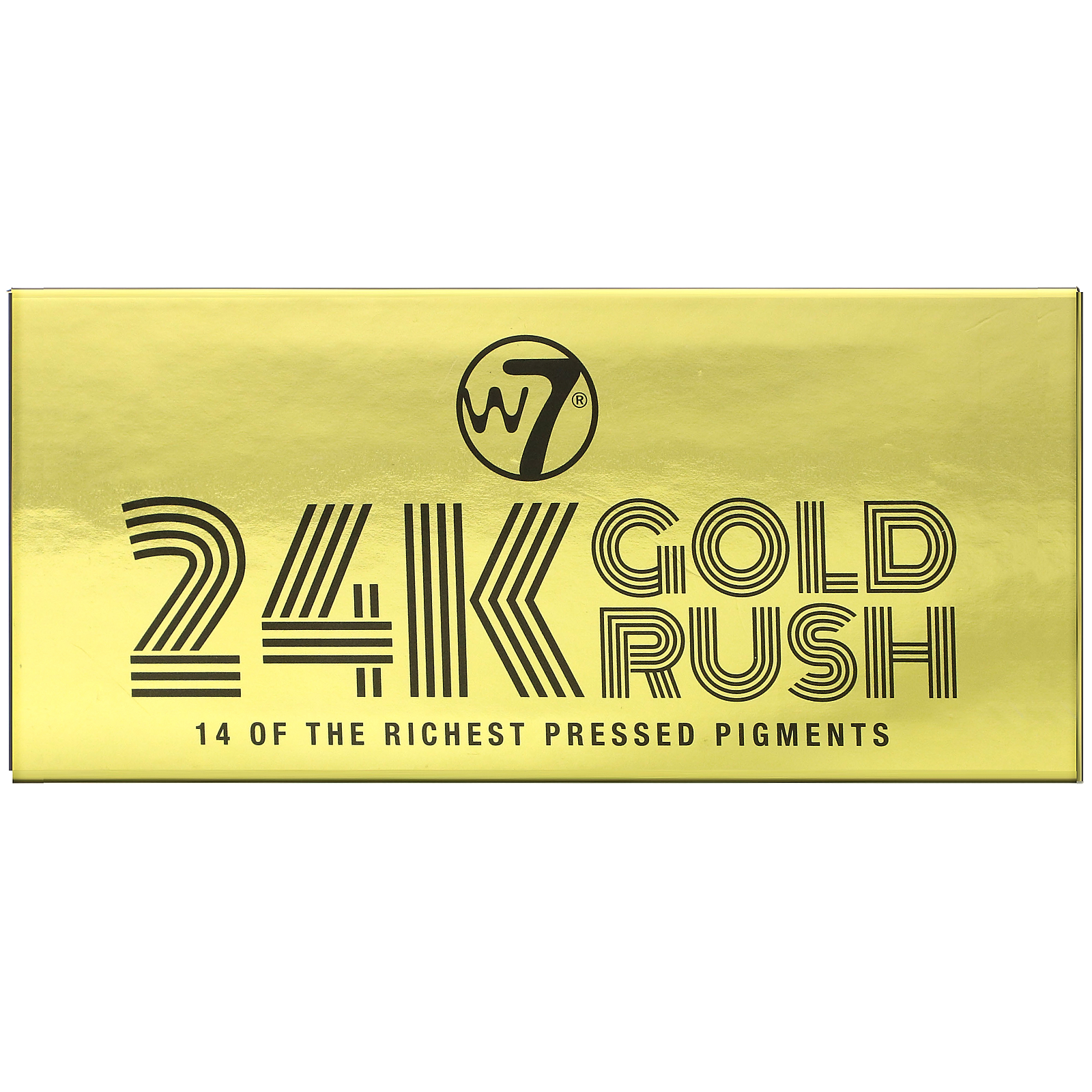 W7, 24K Gold Rush, Paleta de Pigmentos Compactos, 11,2 g (0,39 oz) - Imagem 2