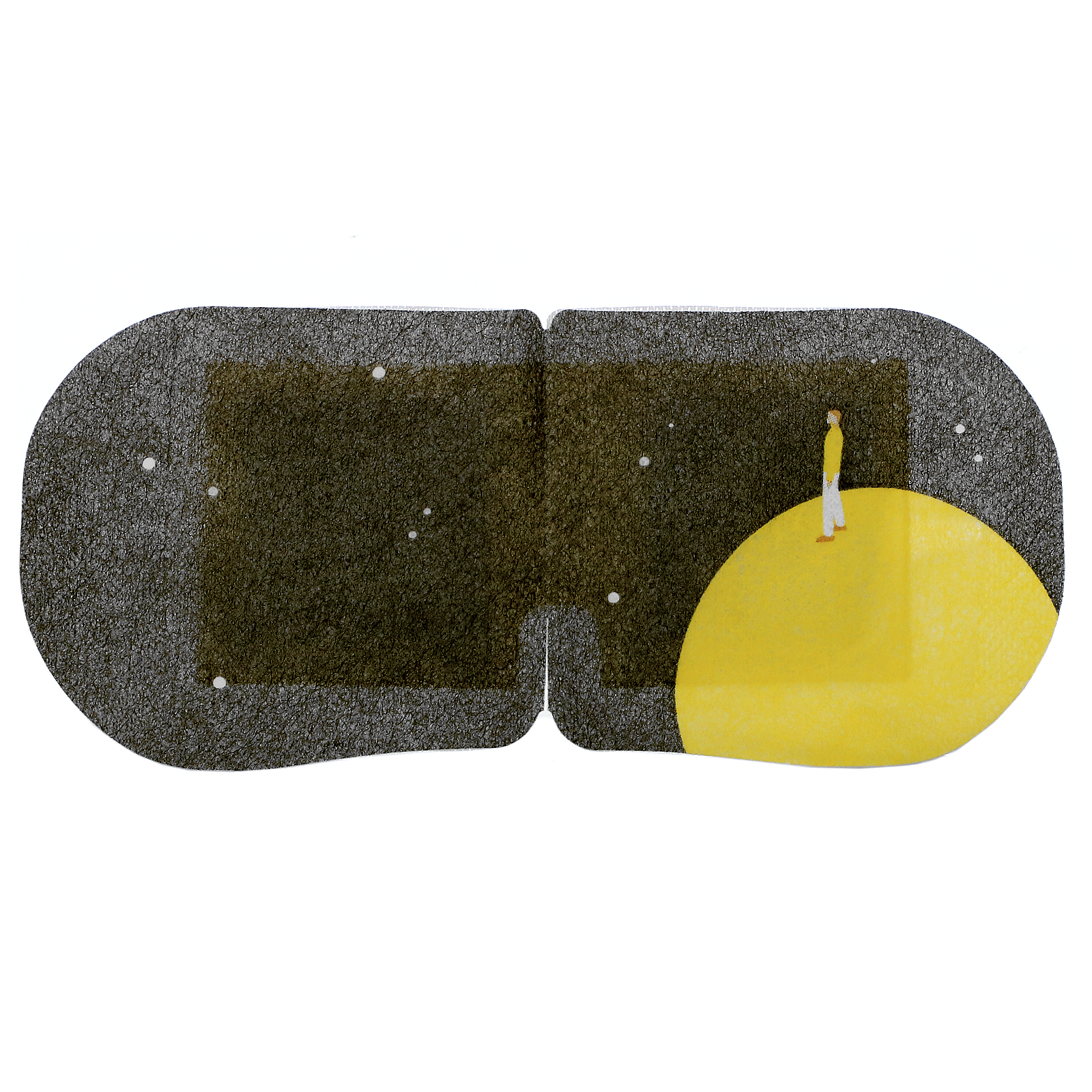 Steambase, Daily Eyemask, Silent Night Air, 1 Mask - Imagem 3