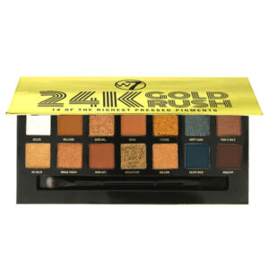 W7, 24K Gold Rush, Paleta de Pigmentos Compactos, 11,2 g (0,39 oz)