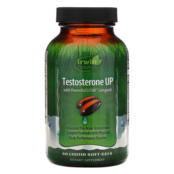 Irwin Naturals, Testosterona UP, 60 Soft-Gels Líquidos - Imagem 2