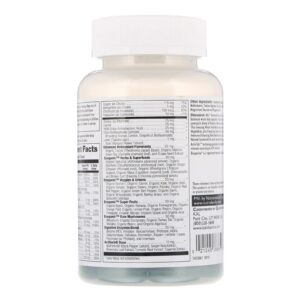 KAL, Enhanced Energy, Multivitamínico de Alimento Integral Uma Vez ao Dia, 60 Comprimidos Vegetarianos